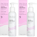 Vegan Heat Protection Spray for Hair - Collagen Blowout Primer & Thermal Shield - 4 Fl Oz (Pack of 2)