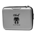 Travel Shaving Kit Case - Durable Silver Protective Organizer