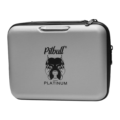 Travel Shaving Kit Case - Durable Silver Protective Organizer