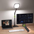 JACKYLED LED Desk Lamp for Home Office - Adjustable Bright Task & Conference Lighting