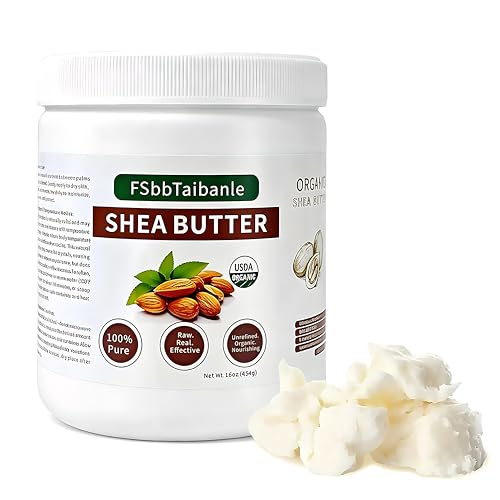 Unrefined Organic Shea Butter 16 oz - Natural Moisturizer for Skin & Hair