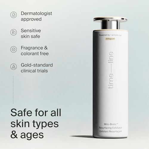 Timeline Mitopure™ Travel Size Face Exfoliator with Acids, 1 fl oz – Purify & Smooth Skin