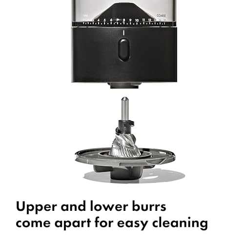 OXO Brew Compact Conical Burr Coffee Grinder - 50g Capacity, Slim Size