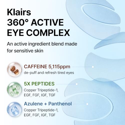 Full-Coverage Caffeine Eye Patches for Dark Circles & Puffiness - 60 Count