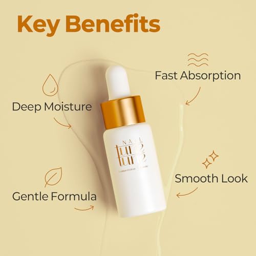 Hydrating Fermented Nail Ampoule with Dropper - 15ml, Dry Cuticle & Nail Care
