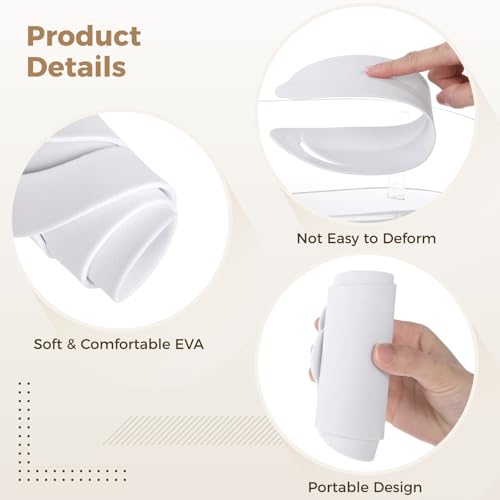 White Disposable Pedicure Flip Flops Slippers Bulk for Nail Salons & Spa - Light & Easy to Wear
