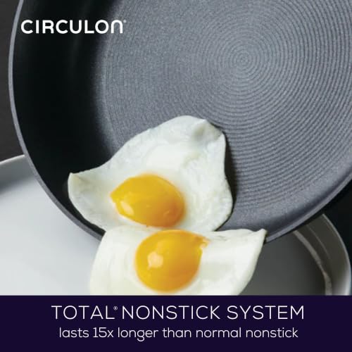 Circulon Symmetry 10" & 12" Nonstick Frying Pan Set - Black
