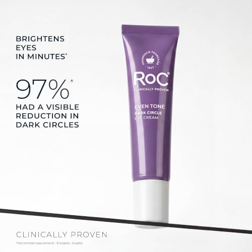 Brightening 5-in-1 Eye Cream for Dark Circles Wrinkles Puffiness - 0.5oz