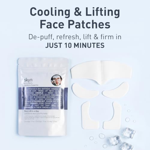 skyn ICELAND Facelift in-a-Bag Face Patches, Peptides & Coenzyme Q10,