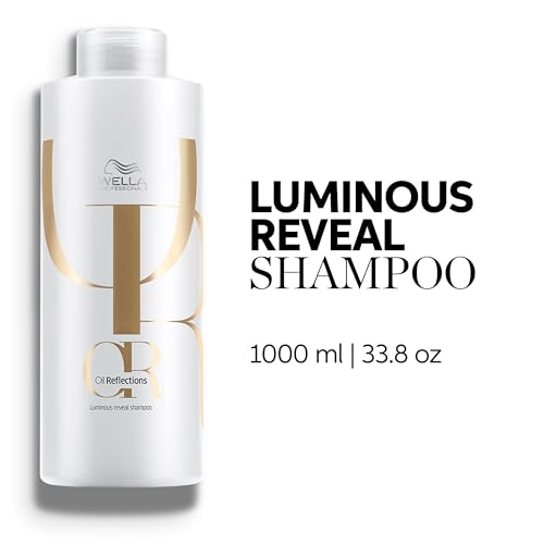 Wella Professionals Oil Reflections Luminous Reveal Shampoo | Nourishing Botanical Oils for Soft, Smooth Hair with Shine
