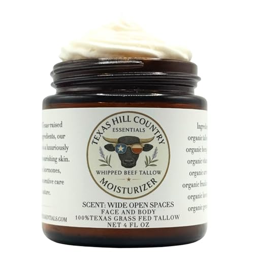Beef Tallow Moisturizer Wide Open Spaces 4oz - Natural Skin Care for Dry Sensitive Skin