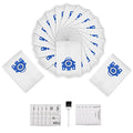 Blue & White 20 Pack 3D Airclean Dust Bags for Miele GN Vacuum Cleaners