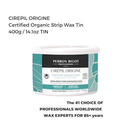 Organic Soft Strip Wax for Hair Removal - 14.11oz, Sensitive Skin Safe