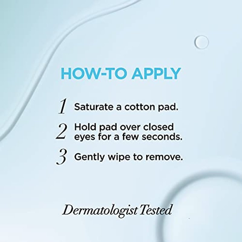 L'Oreal Paris Skincare Dermo-Expertise Oil-Free Eye Makeup Remover, Gentle Eye Makeup Remover, 4 fl. oz.