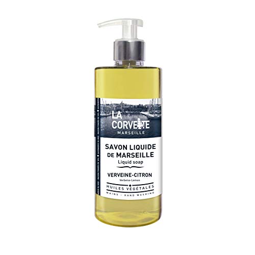 Liquid Marseille Soap with Verbena and Lemon - 500ml, Verveine Citron Variation
