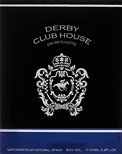 Armaf Derby Club House Eau De Toilette Spray 3.4 Fl Oz Pack of 2 - Masculine Fresh Woody Scent