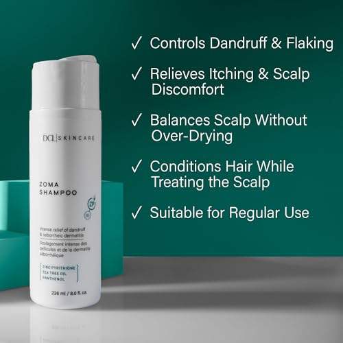 Dandruff Control Shampoo with Zinc Pyrithione for Dry Scalp - 8 fl oz