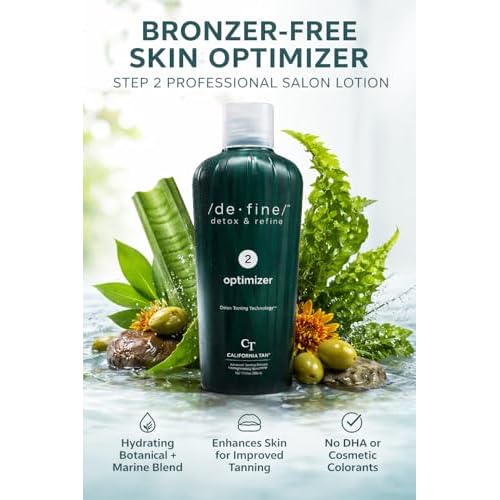 California Tan De-Fine Optimizer Step 2 Tanning Bed Lotion 8 fl oz