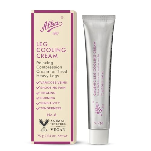 Vegan Leg Cooling Cream for Tired Heavy Legs - Rejuvenating Moisturizer