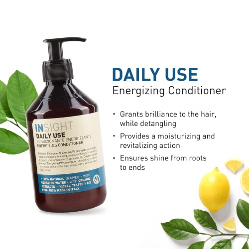 Energizing Vegan Hair Conditioner with Organic Lemon Extract - 13.5 fl oz
