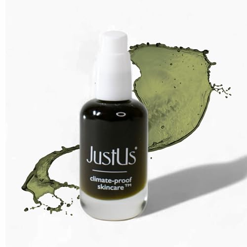 JustUs Skincare - Calming Recovery Oil Serum - Comforts the Look of Redness + Dryness | For Red, Dry, Irritated Skin | Skin Barrier Support | Bakuchiol, Tamanu + Andiroba | 30ml