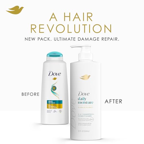 Dove 2-in-1 Shampoo & Conditioner and Deep Moisture Body Wash Set