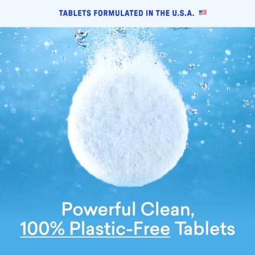 BLUELAND Refillable Foaming Hand Soap Tablets 4-Pack, Eco-Friendly Variety Scents
