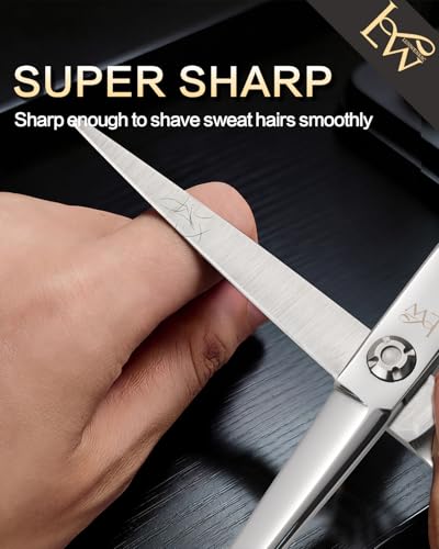 Lunwenksc 5.5 Inch Professional Hair Cutting Shears Sharp Blades