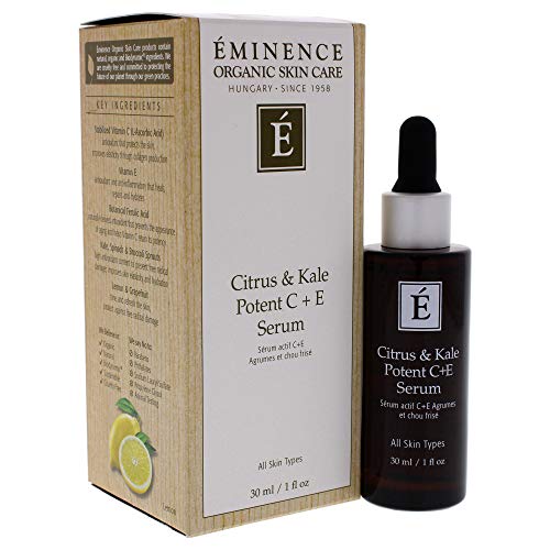 Citrus and Kale Serum with Vitamin C & E - Anti-Aging Face Serum 1oz