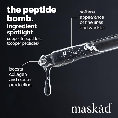 Anti-Aging Peptide Serum for Face - Hydrating Growth Factor Serum for Wrinkles & Fine Lines 2oz