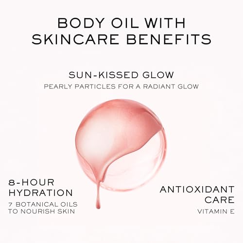 NUXE Shimmering Body Oil Roll-On 2 Fl Oz - Nourishing Floral Glowing Oil
