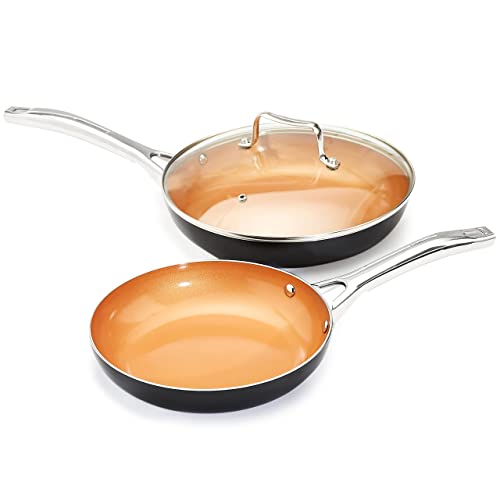 Copper 10-Piece Ceramic Nonstick Cookware Set - Induction, Oven & Dishwasher Safe