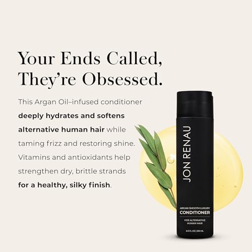 Argan Oil Deep Hydrating Conditioner for Wigs & Toppers - Frizz Control & Shine