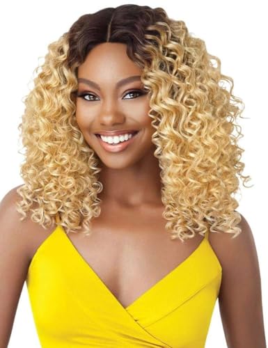 Synthetic Lace Front Wig with Hand-Tied Part for Women - Deandra S1B/30