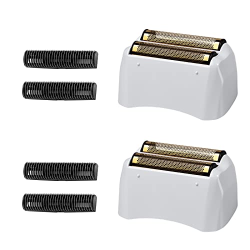 Gold 2-Pack Foil & Cutters Compatible With Andis #17155/#17150 - Professional Shaver Replacement