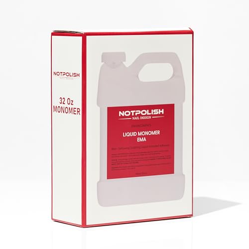 Notpolish Liquid Monomer for Acrylic Nails - 32 Fl Oz Low Odor, MMA-Free, EMA-Based for Salon & Home Use Variation of THIS listing