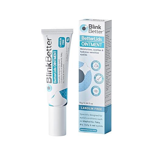 Lanolin-Free Eyelid Care Bundle ? Hydrating Eyelid Ointment (10g) + Tea Tree Oil Eyelid Wipes (20ct) ? Soothe Dry, Itchy, Red & Sensitive Lids ? Gentle, Nourishing Daily Eye Care