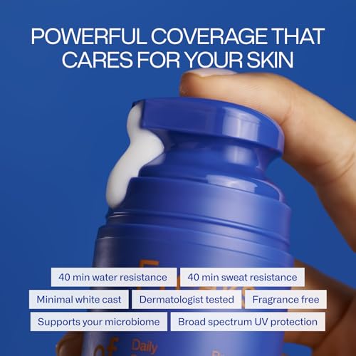 Mineral Sunscreen SPF 30 - 1.7oz Daily Face & Body Sunscreen, Reef-Safe, Water Resistant
