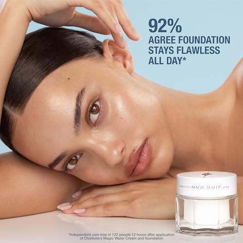 Charlotte Tilbury Magic Water Face Cream 1.08 Fl Oz Dewy Gel Moisturizer for Sensitive Skin