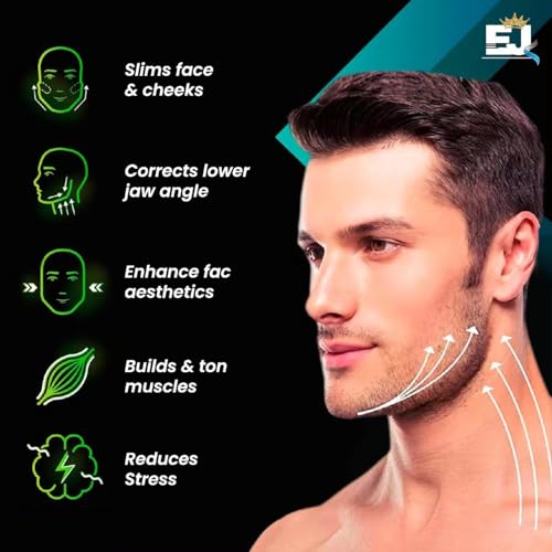 EdJay Jaw Exerciser - Facial Muscle Toner & Jawline Shaper for Men & Women