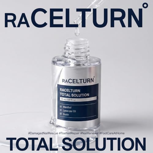Racelturn Total Solution Nail & Toenail Serum - K-Beauty Brightening & Hydrating Care
