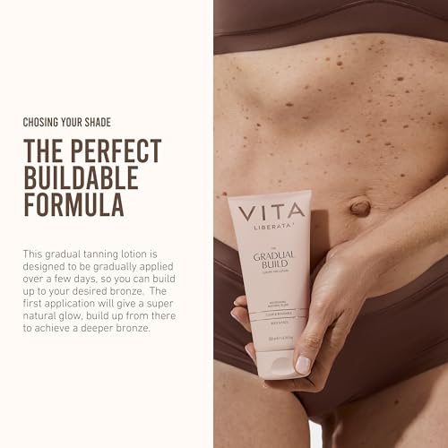 VITA LIBERATA Fabulous Gradual Tanning Lotion 6.76 Fl Oz - Buildable, Sun-Kissed, Untinted, Hydrating Formula with Hyaluronic Acid