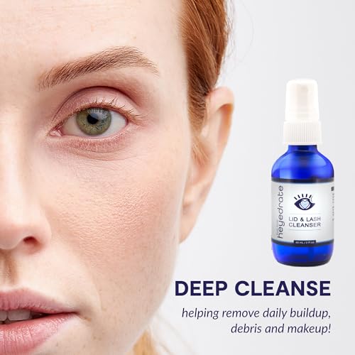 Lid and Lash Cleanser ? 2oz Glass Bottle ? Pure Hypochlorous Acid Spray for Soothing Dry Eye Irritation ? Daily Eyelid & Lash Cleanser?