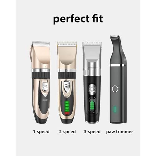 Dog Charger Replacement for Oneisall Electric Clippers 3DE/A11/C61/K52NTS/N6/P2/X2/X3 Models, 3.3ft USB-A Charging Cord, with 1 Cleaning Brush