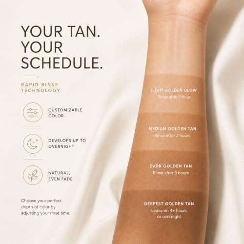 Self Tanning Mousse - Rapid Rinse, Natural Golden Bronze, Streak-Free, Vegan