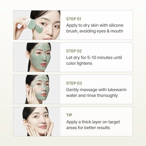 Pore Refining Matcha Face Mask - Oil Control & Exfoliating Skin Care