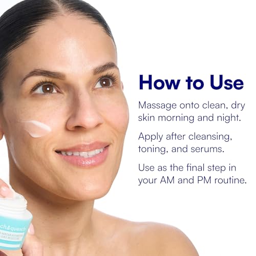Drench & Quench Hyaluronic Acid Face Moisturizer - 1 Fl Oz, Hydrating Water Cream