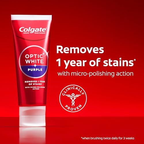 Purple Toothpaste for Whitening 3 Pack - Enamel Safe, Fluoride & Mint Flavor
