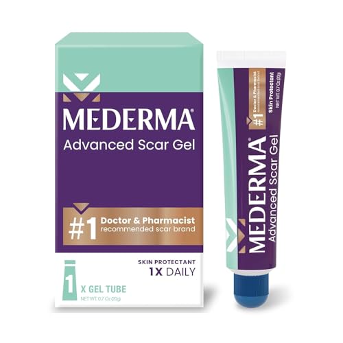Mederma Advanced 0.70oz Scar Gel and Palmer's 7.25oz Cocoa Butter Daily Skin Therapy Solid Lotion Bundle