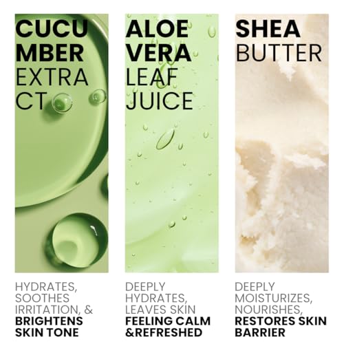 Active Eye Cream, Daily Hydrating & Firming Eye Treatment with Cucumber, Shea Butter, Peptides & Botanical Oils, Reduces Puffiness & Fine Lines, For All Skin Types, 15ml